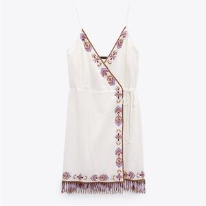 Zara Embroidered Dress